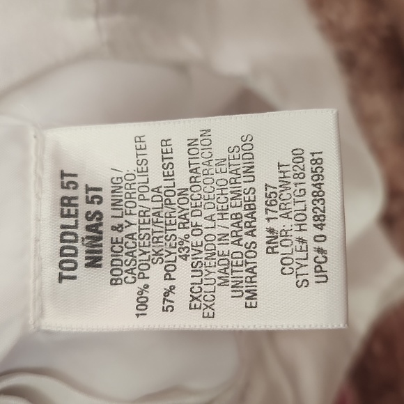 Girls 5T Colorful Flower Dress - Picture 7 of 7